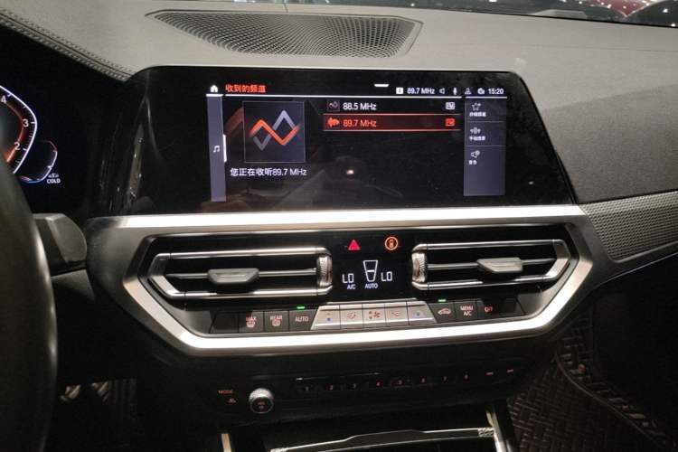 Used BMW 3 Series 2021 Second Facelift 325i M Sport Night Edition Package Audio And AC Panel