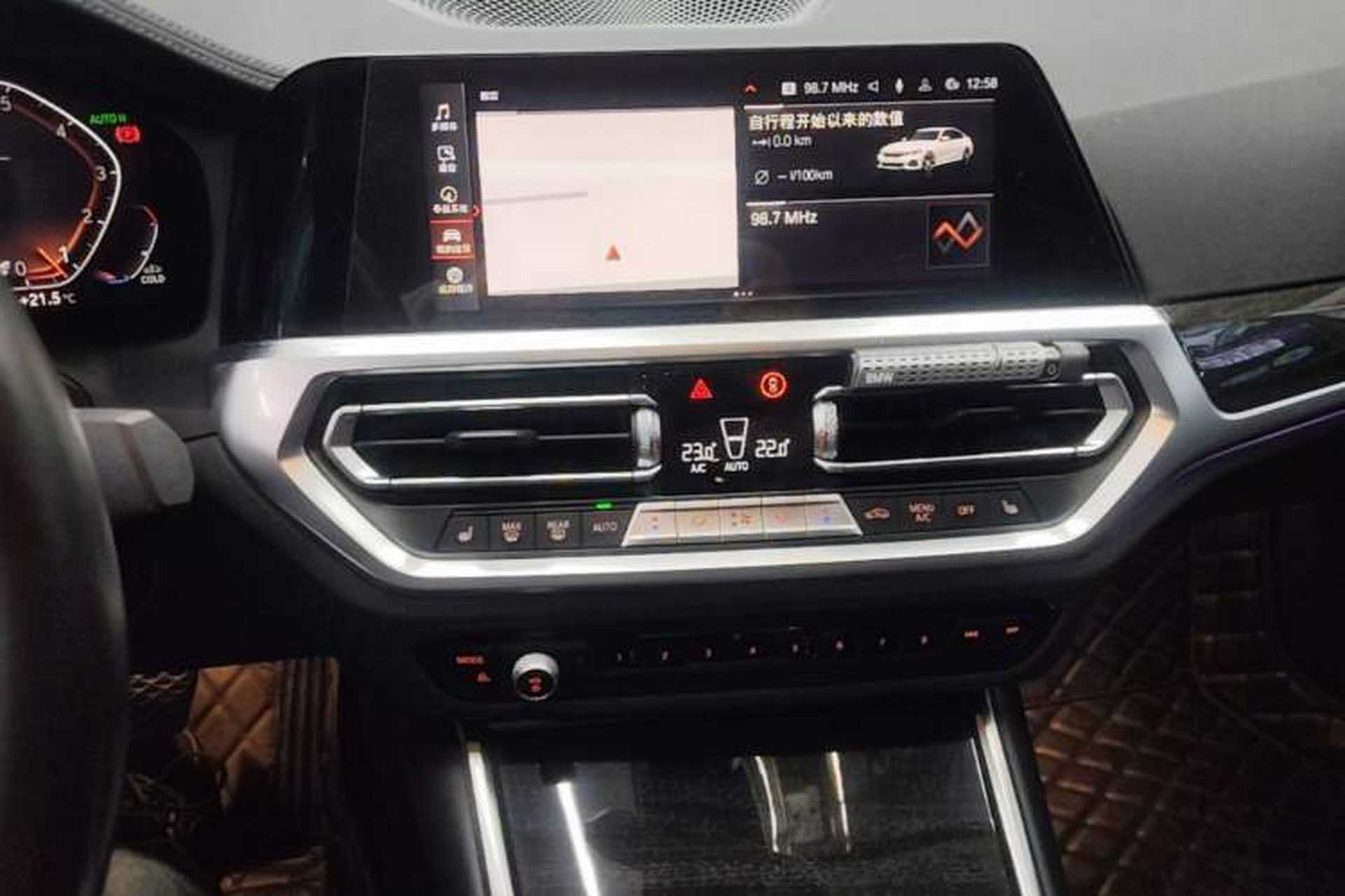 Used BMW 3 Series 2021 Restyled 325Li M Sport Package Audio And AC Panel