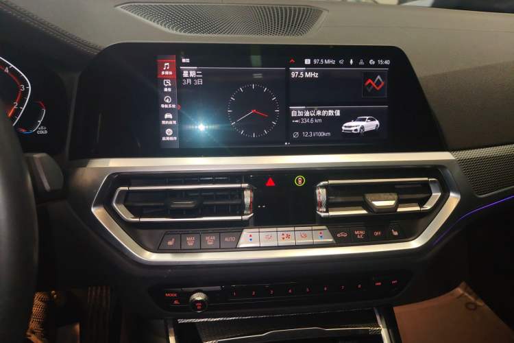 Used BMW 3 Series 2021 Facelifted 325Li M Sport Night Edition Package Audio And AC Panel