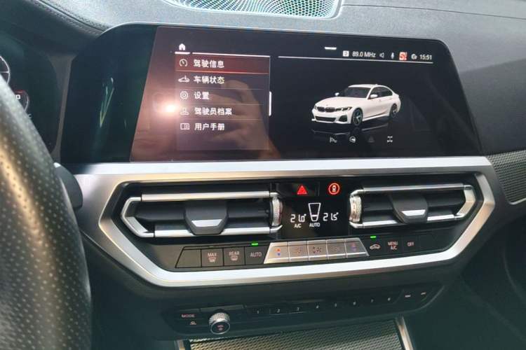 Used BMW 3 Series 2021 Facelifted 325Li M Sport Night Edition Package Audio And AC Panel