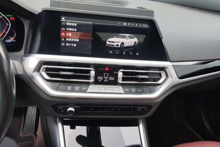 Used BMW 3 Series 2021 Facelifted 320Li M Sport Package Audio And AC Panel