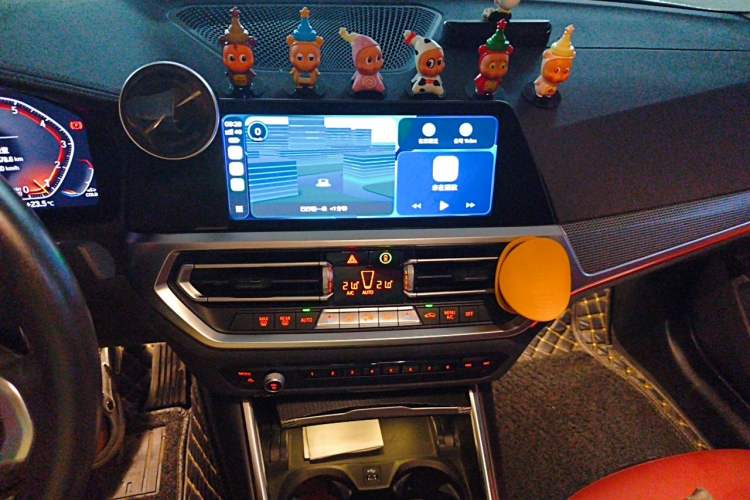 Used BMW 3 Series 2021 Second Facelift 325i M Sport Night Edition Package Audio And AC Panel