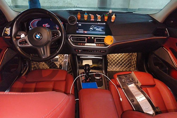Used BMW 3 Series 2021 Second Facelift 325i M Sport Night Edition Package Center Console