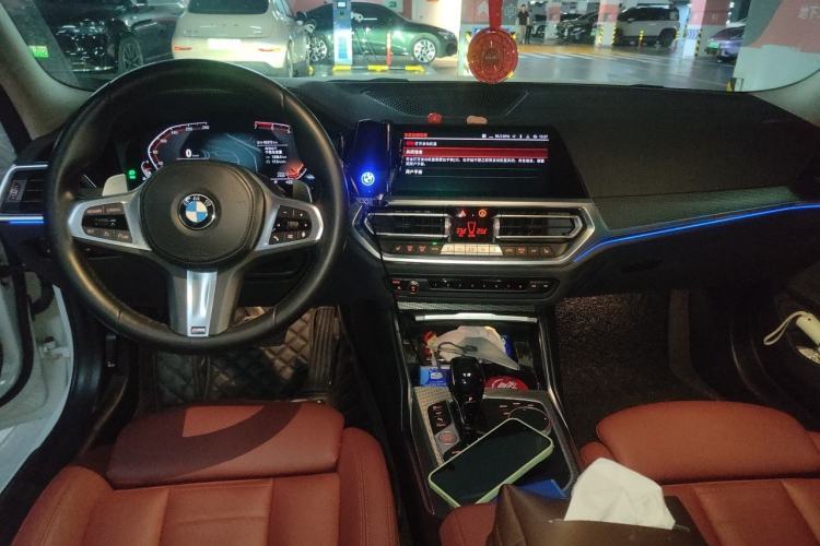 Used BMW 3 Series 2021 Second Facelift 325Li M Sport Night Edition Package Center Console
