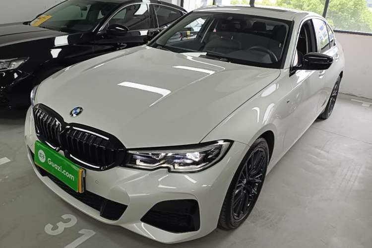 Used BMW 3 Series 2021 Second Facelift 325i M Sport Night Edition Package Guazi used car, China used car export, Used car for sale, Used cars, Cheapest cars for sale
