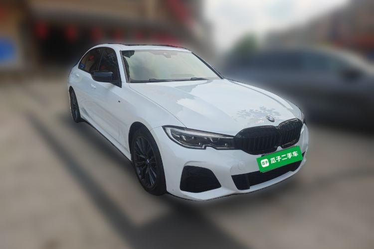 Used BMW 3 Series 2021 325Li M Sport Shadowline Package Front Right 45 Deg