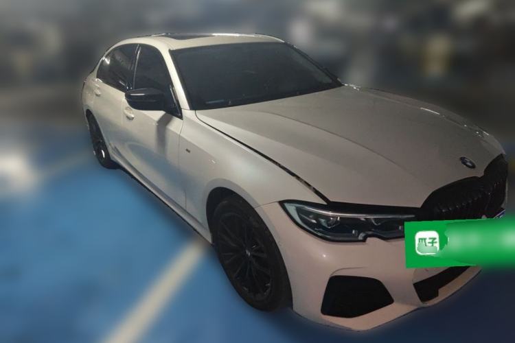 Used BMW 3 Series 2021 325Li M Sport Shadowline Package Front Right 45 Deg