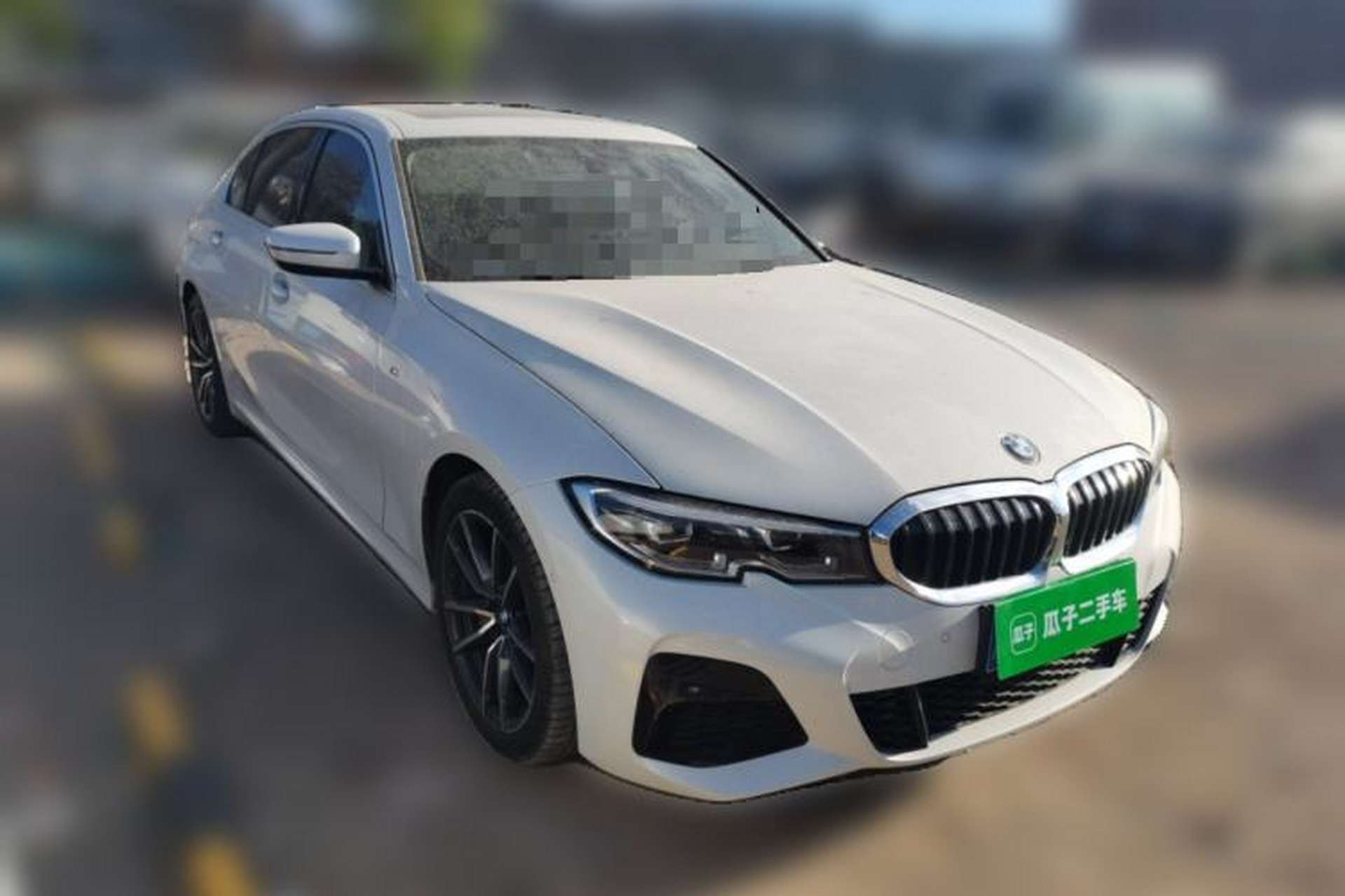 Used BMW 3 Series 2021 325Li M Sport Package Front Right 45 Deg
