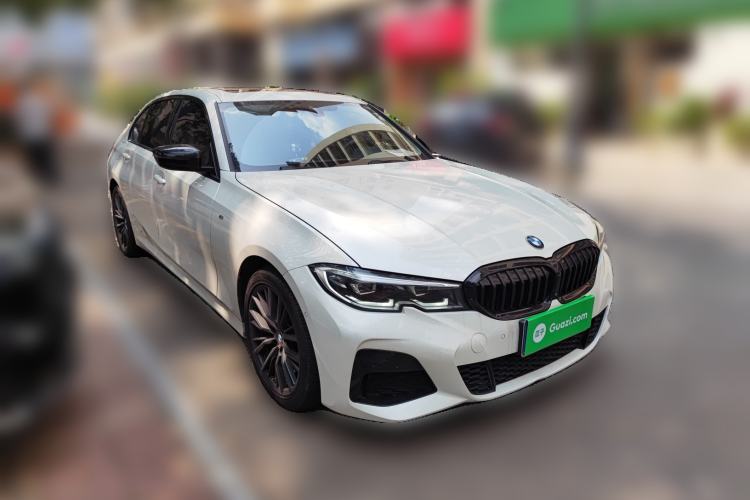 Used BMW 3 Series 2021 325Li M Sport Shadowline Package Front Right 45 Deg
