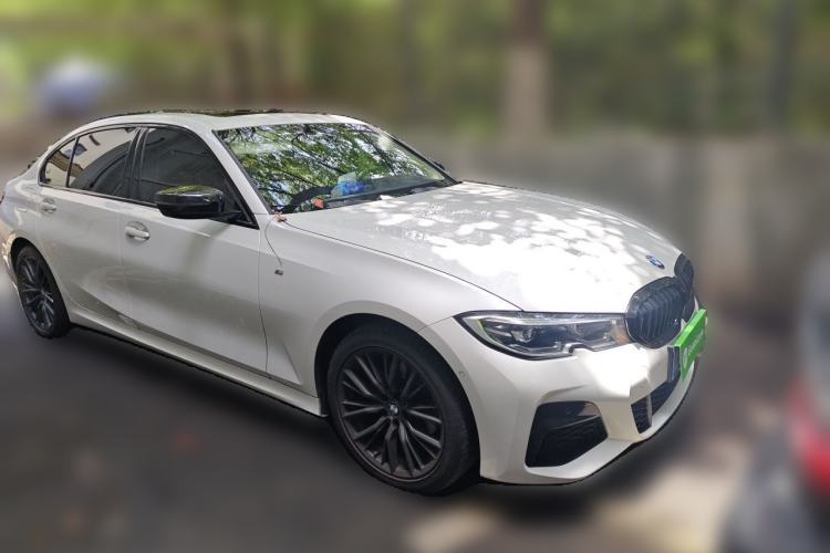 Used BMW 3 Series 2021 325Li M Sport Shadowline Package Front Right 45 Deg
