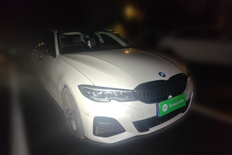 Used BMW 3 Series 2021 325Li M Sport Shadowline Package Front Right 45 Deg
