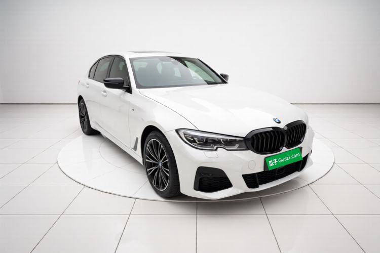 Used BMW 3 Series 2021 325Li M Sport Shadowline Package Front Right 45 Deg