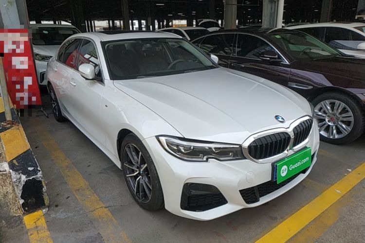 Used BMW 3 Series 2021 325Li M Sport Package Front Right 45 Deg