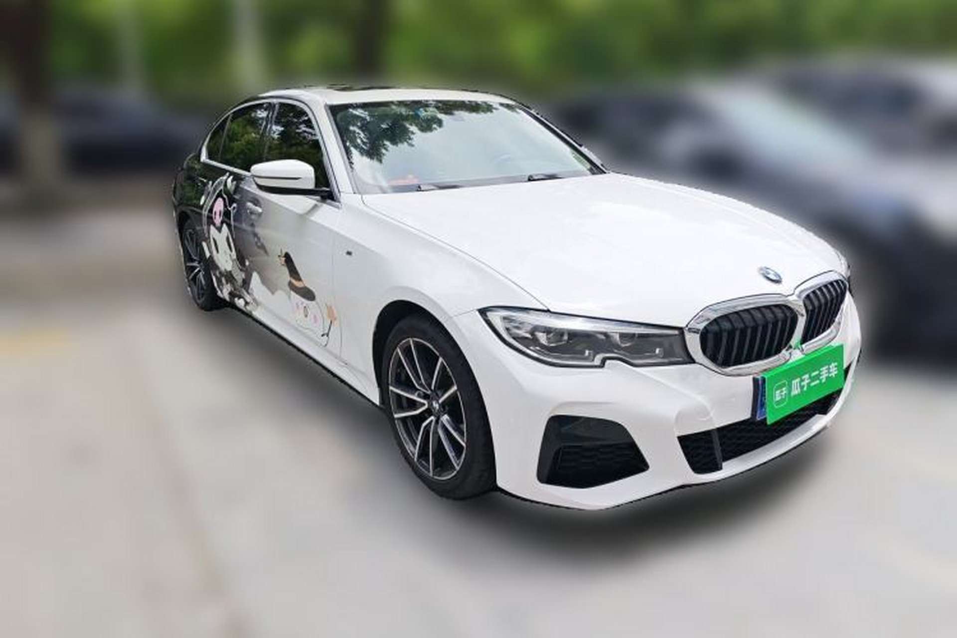 Used BMW 3 Series 2021 Facelifted 320Li M Sport Package Front Right 45 Deg