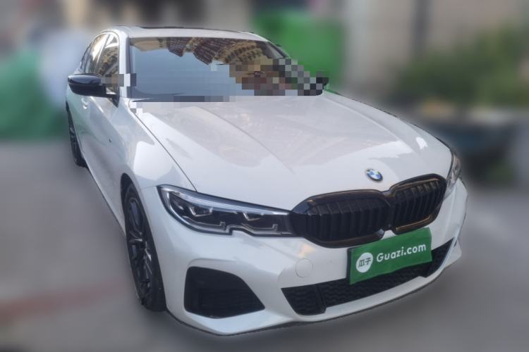Used BMW 3 Series 2021 325i M Sport Night Edition package Front Right 45 Deg