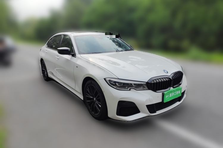 Used BMW 3 Series 2021 325Li M Sport Shadowline Package Front Right 45 Deg