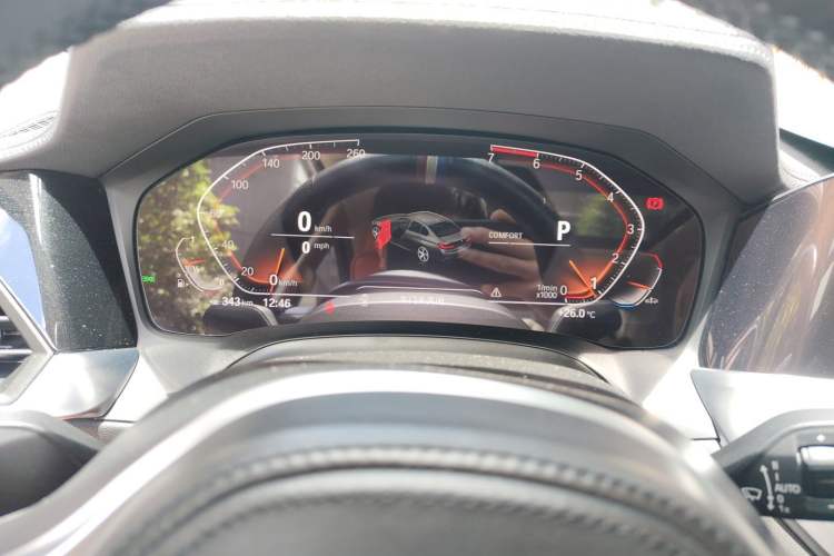 Used BMW 3 Series 2021 Second Facelift 325Li M Sport Package Instrument Cluster