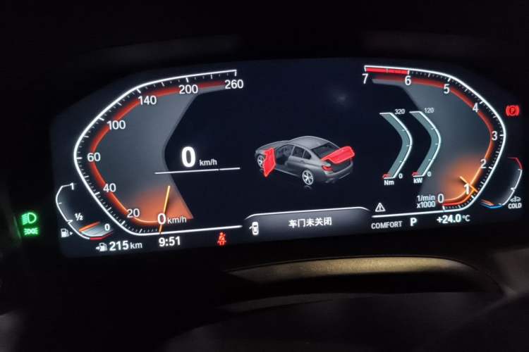 Used BMW 3 Series 2021 Second Facelift 320Li M Sport Package Instrument Cluster