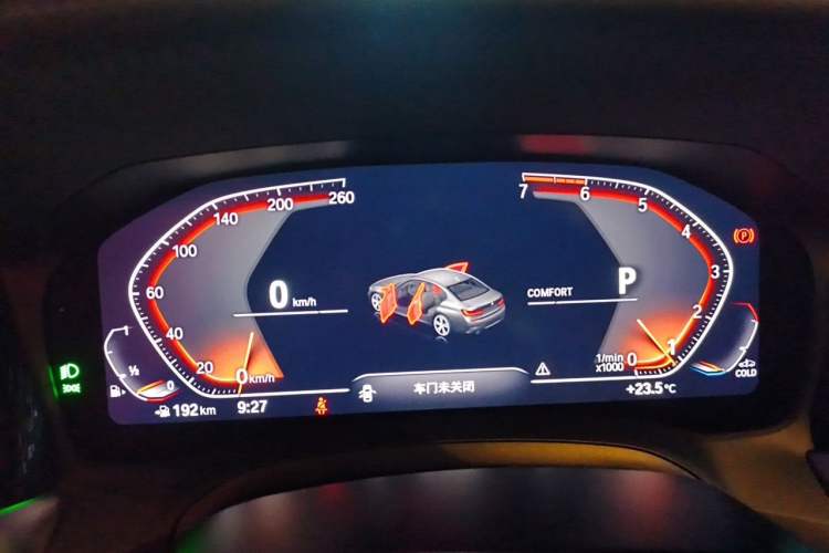 Used BMW 3 Series 2021 Second Facelift 325i M Sport Night Edition Package Instrument Cluster