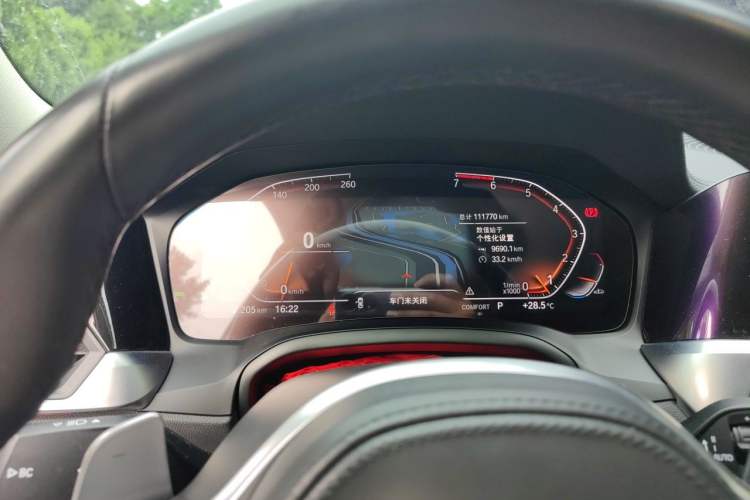Used BMW 3 Series 2021 325Li M Sport Shadowline Package Instrument Cluster
