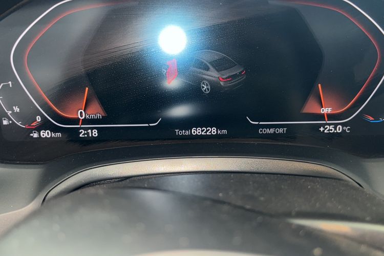 Used BMW 3 Series 2021 Facelifted 320Li M Sport Package Odometer Close Up