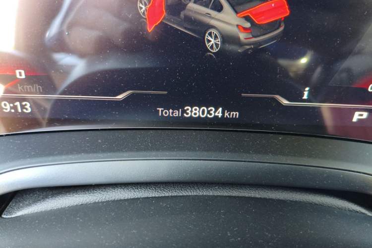 Used BMW 3 Series 2021 Facelifted 320Li M Sport Package Odometer Close Up