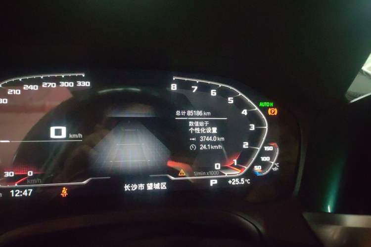 Used BMW 3 Series 2021 Restyled 325Li M Sport Package Odometer Close Up