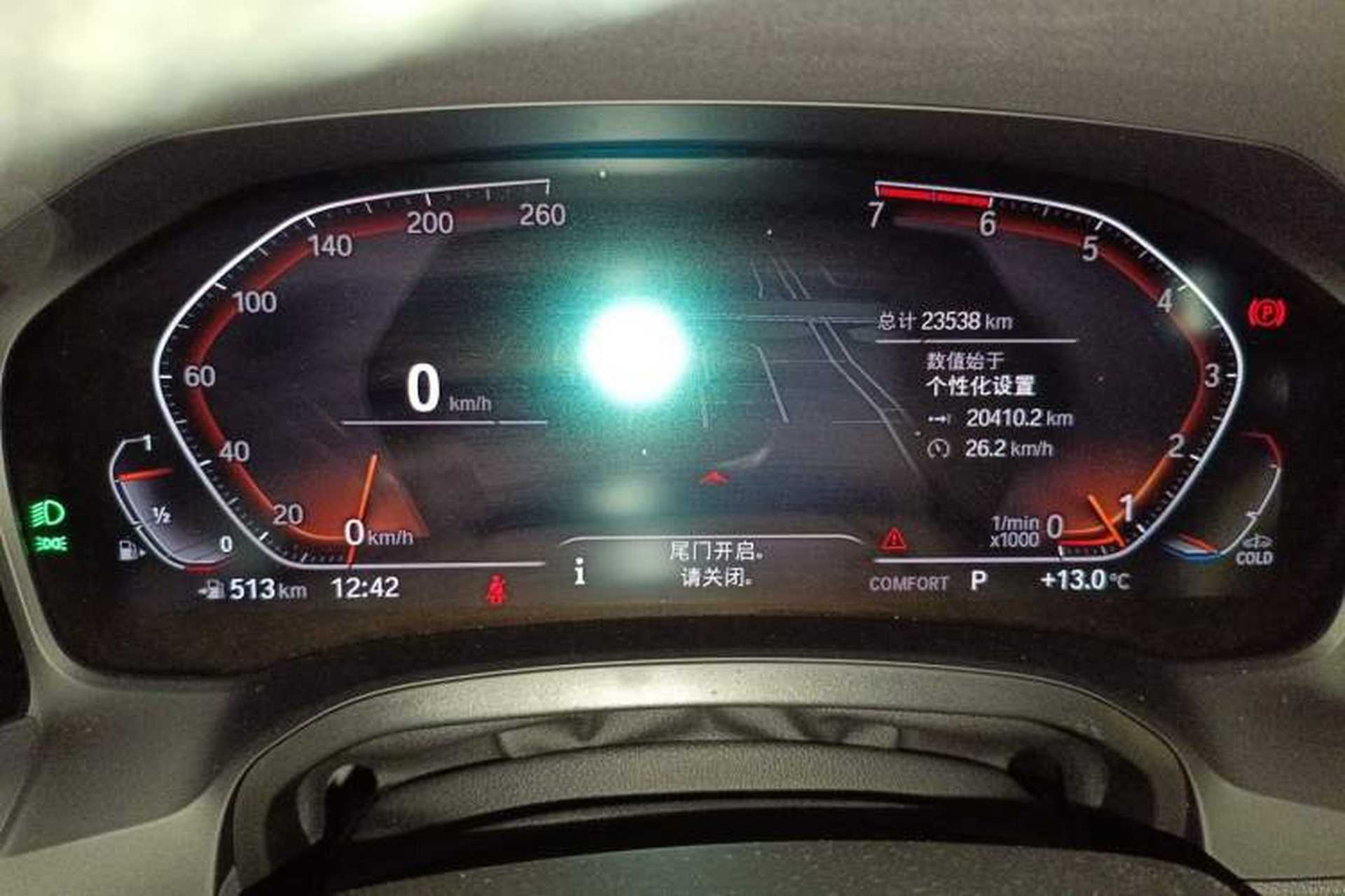 Used BMW 3 Series 2021 Facelifted 325Li M Sport Night Edition Package Odometer Close Up