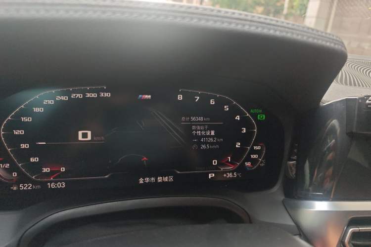 Used BMW 3 Series 2021 Facelifted 320Li M Sport Package Odometer Close Up