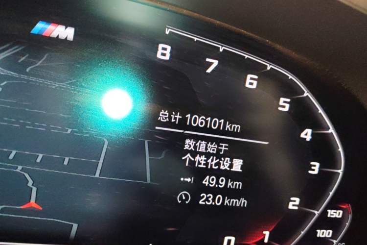 Used BMW 3 Series 2021 Facelifted 325Li M Sport Night Edition Package Odometer Close Up