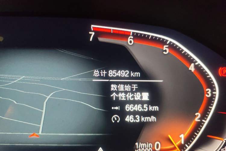 Used BMW 3 Series 2021 Restyled 325i M Sport Night Edition Package Odometer Close Up