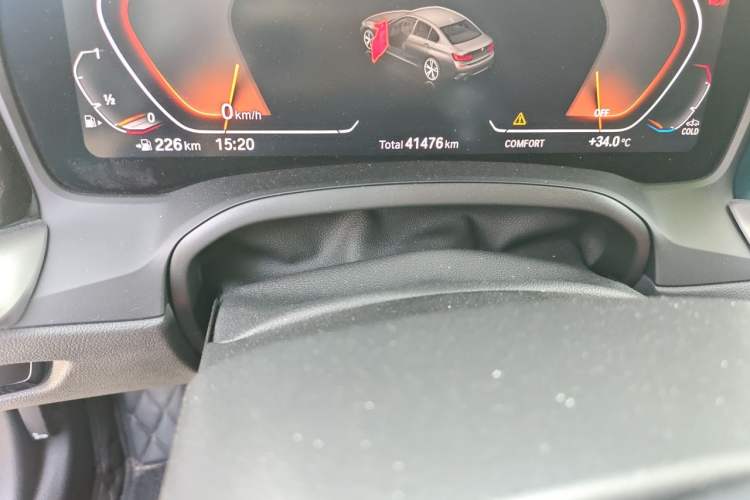 Used BMW 3 Series 2021 325Li M Sport Shadowline Package Odometer Close Up