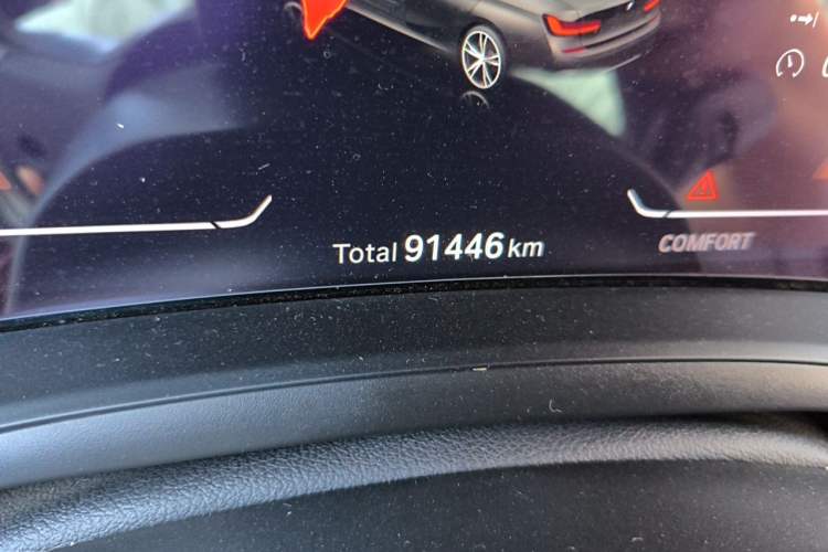 Used BMW 3 Series 2021 325Li M Sport Package Odometer Close Up