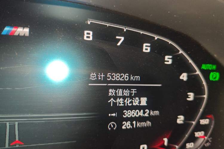 Used BMW 3 Series 2021 Facelifted 320Li M Sport Package Odometer Close Up