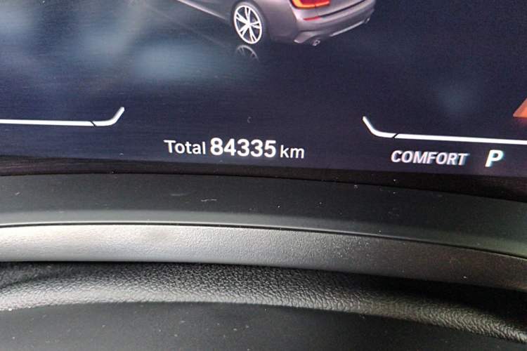 Used BMW 3 Series 2021 Second Facelift 325Li xDrive M Sport Package Odometer Close Up