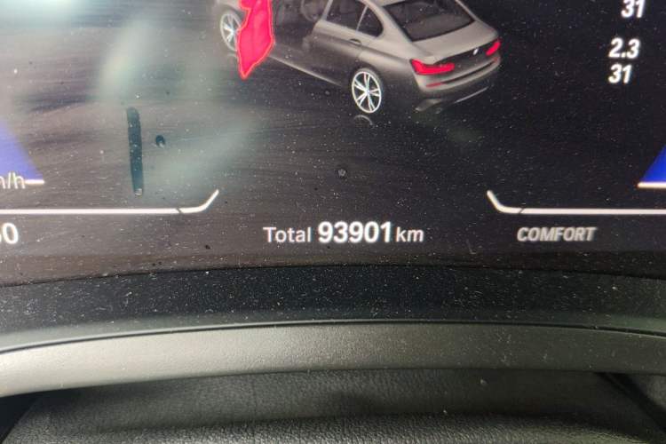 Used BMW 3 Series 2021 Facelifted 320Li M Sport Package Odometer Close Up