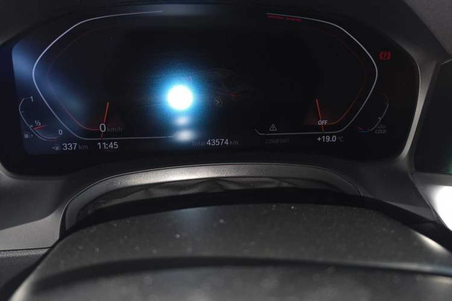 Used BMW 3 Series 2021 Second Facelift 325Li M Sport Package Odometer Close Up