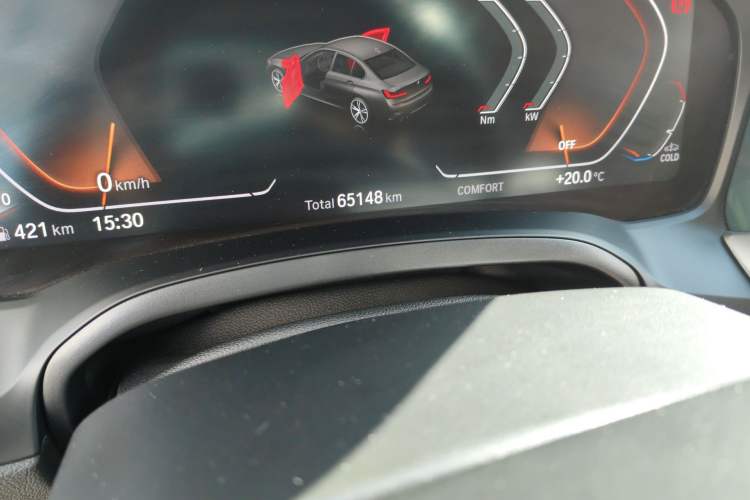 Used BMW 3 Series 2021 Facelifted 320Li M Sport Package Odometer Close Up