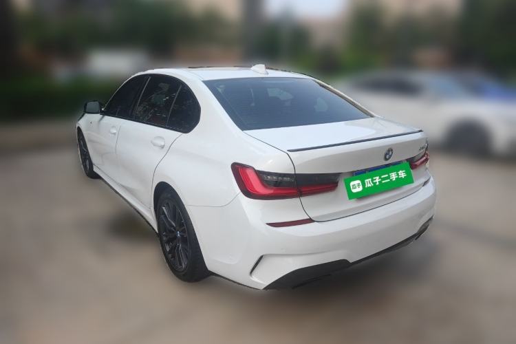 Used BMW 3 Series 2021 325Li M Sport Shadowline Package Rear Left 45 Deg