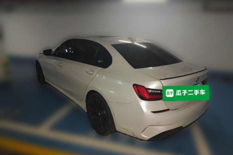 Used BMW 3 Series 2021 325Li M Sport Shadowline Package Rear Left 45 Deg