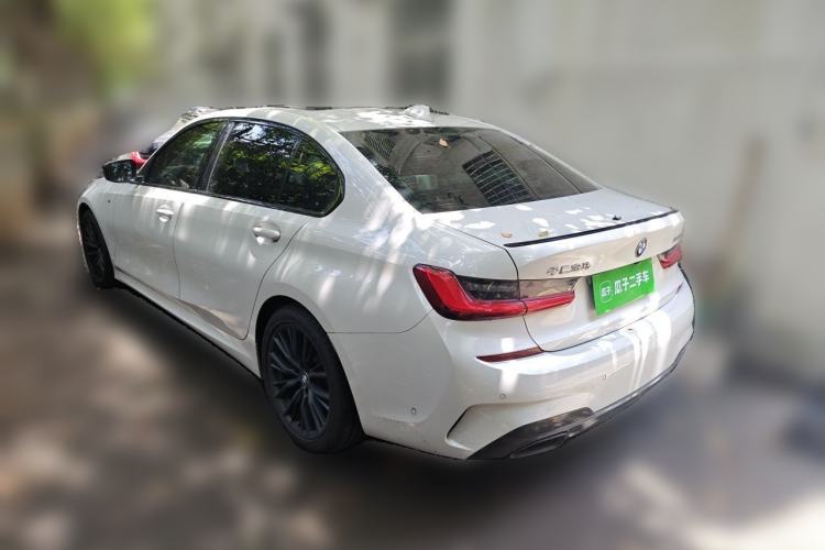 Used BMW 3 Series 2021 325Li M Sport Shadowline Package Rear Left 45 Deg