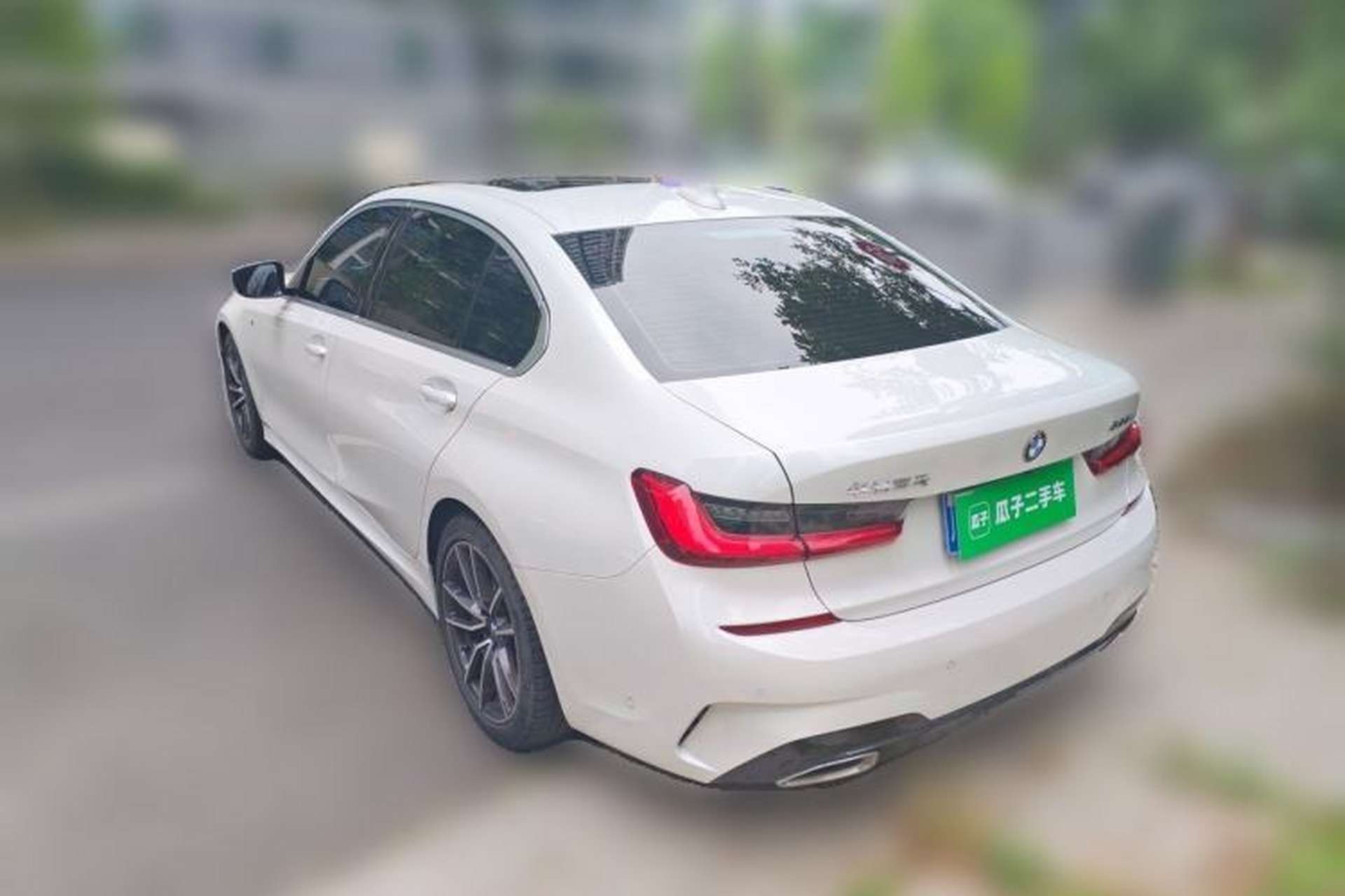 Used BMW 3 Series 2021 Second Facelift 325Li M Sport Package Rear Left 45 Deg