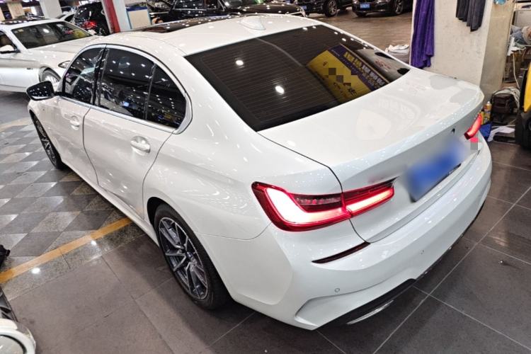 Used BMW 3 Series 2021 Second Facelift 320Li M Sport Package Rear Left 45 Deg