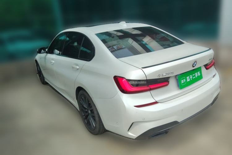 Used BMW 3 Series 2021 325Li M Sport Shadowline Package Rear Left 45 Deg