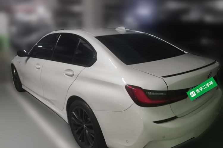 Used BMW 3 Series 2021 325i M Sport Night Edition package Rear Left 45 Deg