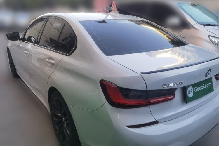 Used BMW 3 Series 2021 325i M Sport Night Edition package Rear Left 45 Deg
