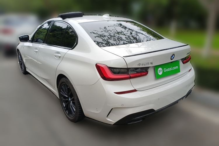 Used BMW 3 Series 2021 Second Facelift 325i M Sport Night Edition Package Rear Left 45 Deg