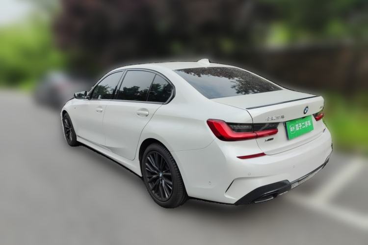 Used BMW 3 Series 2021 325Li M Sport Shadowline Package Rear Left 45 Deg