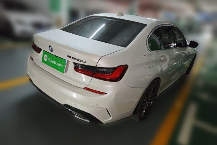 Used BMW 3 Series 2021 Second Facelift 320Li M Sport Package Rear Right 45 Deg
