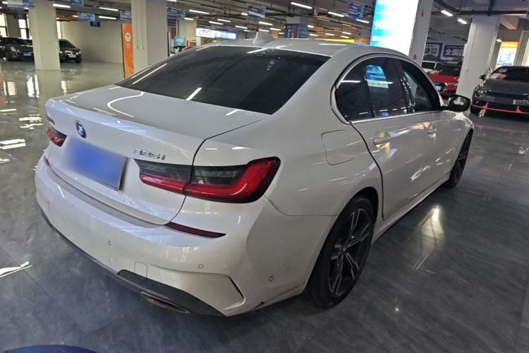 Used BMW 3 Series 2021 Second Facelift 325i M Sport Package Rear Right 45 Deg